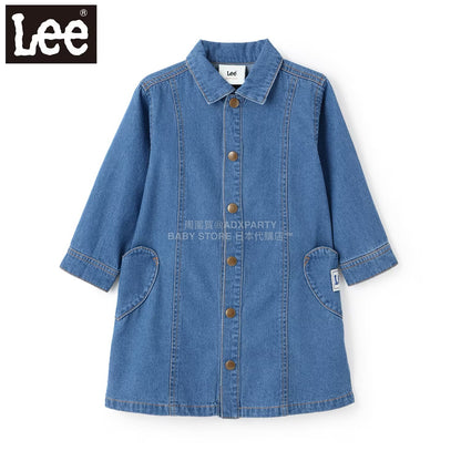 日本童裝 pe#main x Lee 牛仔連身裙 80-130cm 女童款 秋季 DRESSES