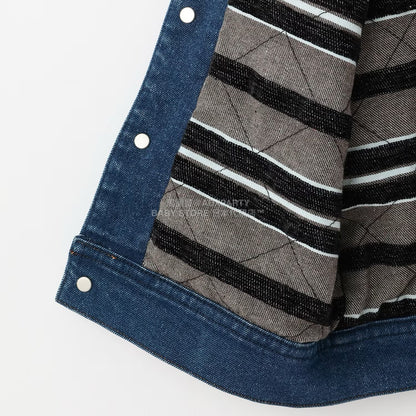 日本童裝 pe#main x Lee 燈芯絨領牛仔外套 80-130cm 男童款 秋季 OUTERWEAR