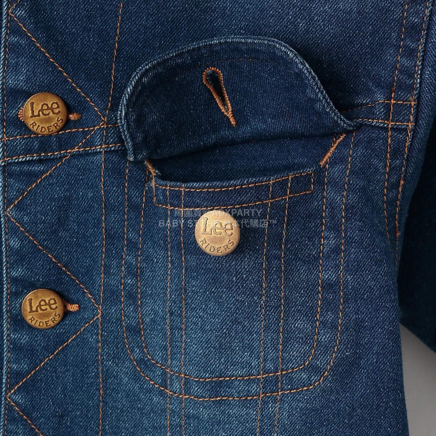 日本童裝 pe#main x Lee 燈芯絨領牛仔外套 80-130cm 男童款 秋季 OUTERWEAR