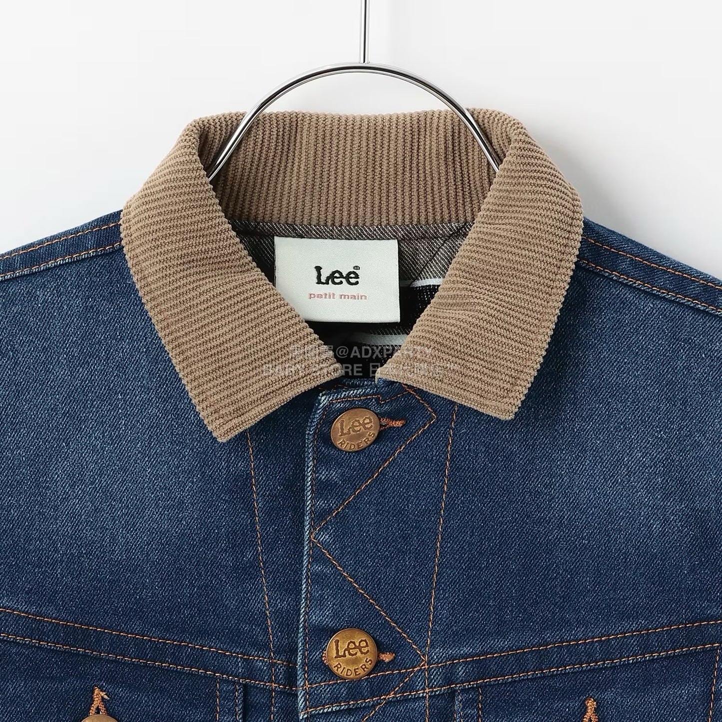 日本童裝 pe#main x Lee 燈芯絨領牛仔外套 80-130cm 男童款 秋季 OUTERWEAR