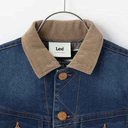 日本童裝 pe#main x Lee 燈芯絨領牛仔外套 80-130cm 男童款 秋季 OUTERWEAR