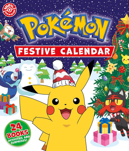 英美直送 Pokemon Book Collection聖誕倒數日曆 兒童款 聖誕快樂特輯 聖誕倒數日曆A 不參與$900免運 滿$900可加$25免運 Christmas Advent Calendars 2025