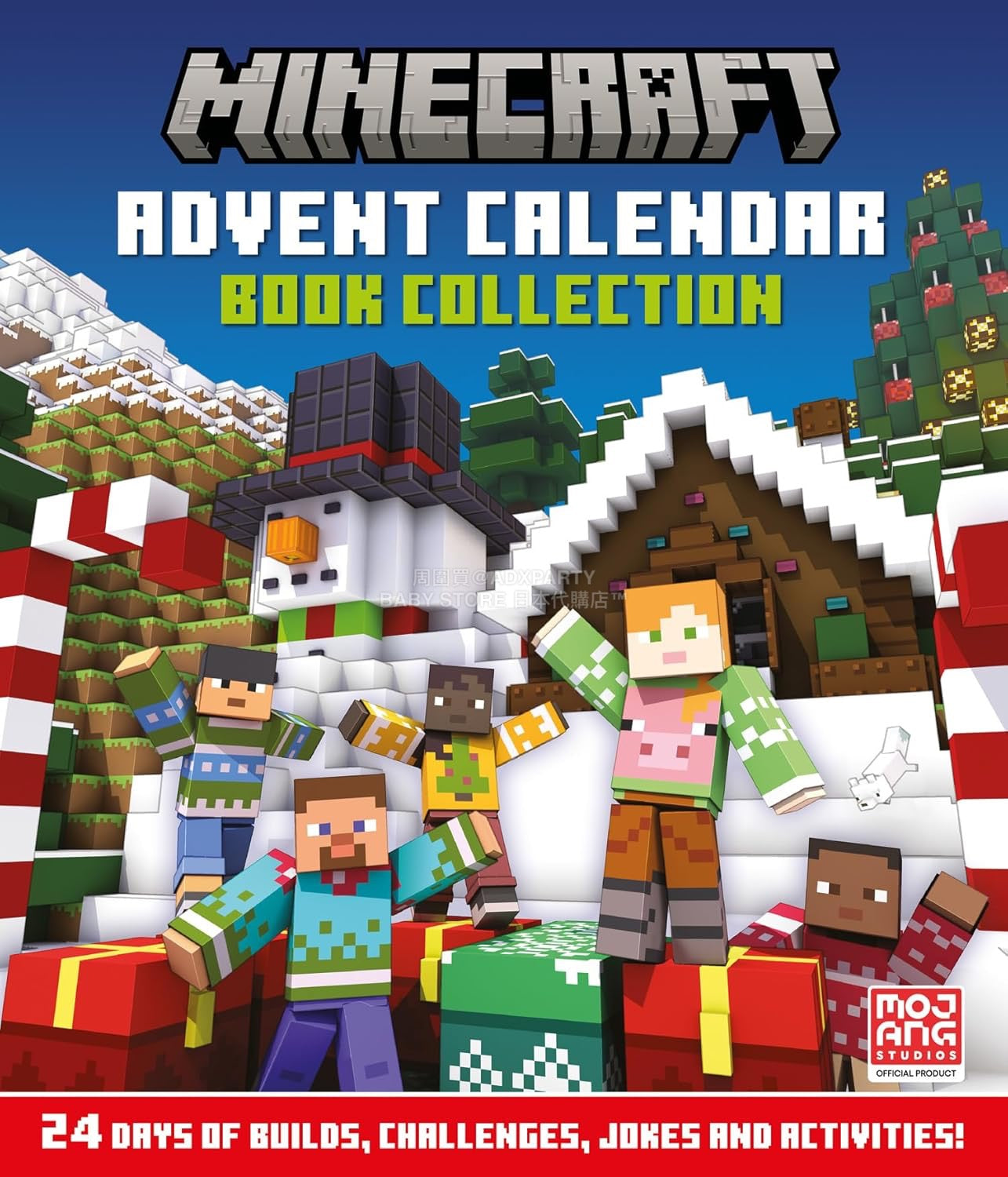 英美直送 Minecraft Book Collection聖誕倒數日曆 兒童款 聖誕快樂特輯 聖誕倒數日曆A 不參與$900免運 滿$900可加$25免運 Christmas Advent Calendars 2025