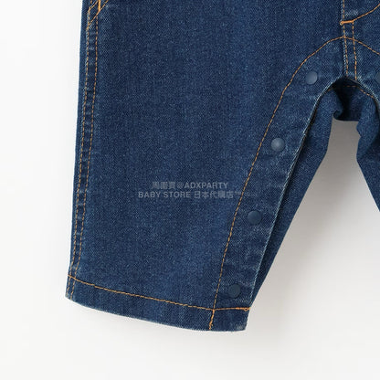 日本童裝 pe#main x Lee  牛仔背帶褲 70-80cm 男童款 初生嬰兒 秋季 Jumpsuit