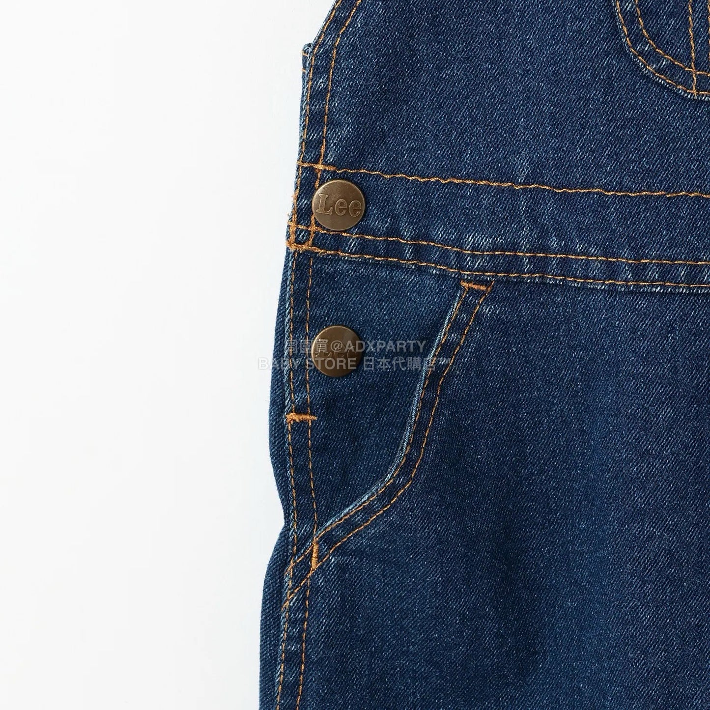 日本童裝 pe#main x Lee  牛仔背帶褲 70-80cm 男童款 初生嬰兒 秋季 Jumpsuit