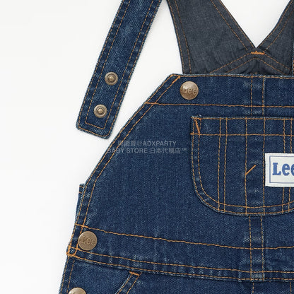 日本童裝 pe#main x Lee  牛仔背帶褲 70-80cm 男童款 初生嬰兒 秋季 Jumpsuit