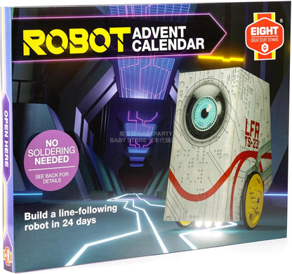 英美直送 EIGHT Build Your Own Robot 聖誕倒數日曆 兒童款 聖誕快樂特輯 聖誕倒數日曆 不參與$900免運 滿$900可加$25免運 Christmas Advent Calendars 2025