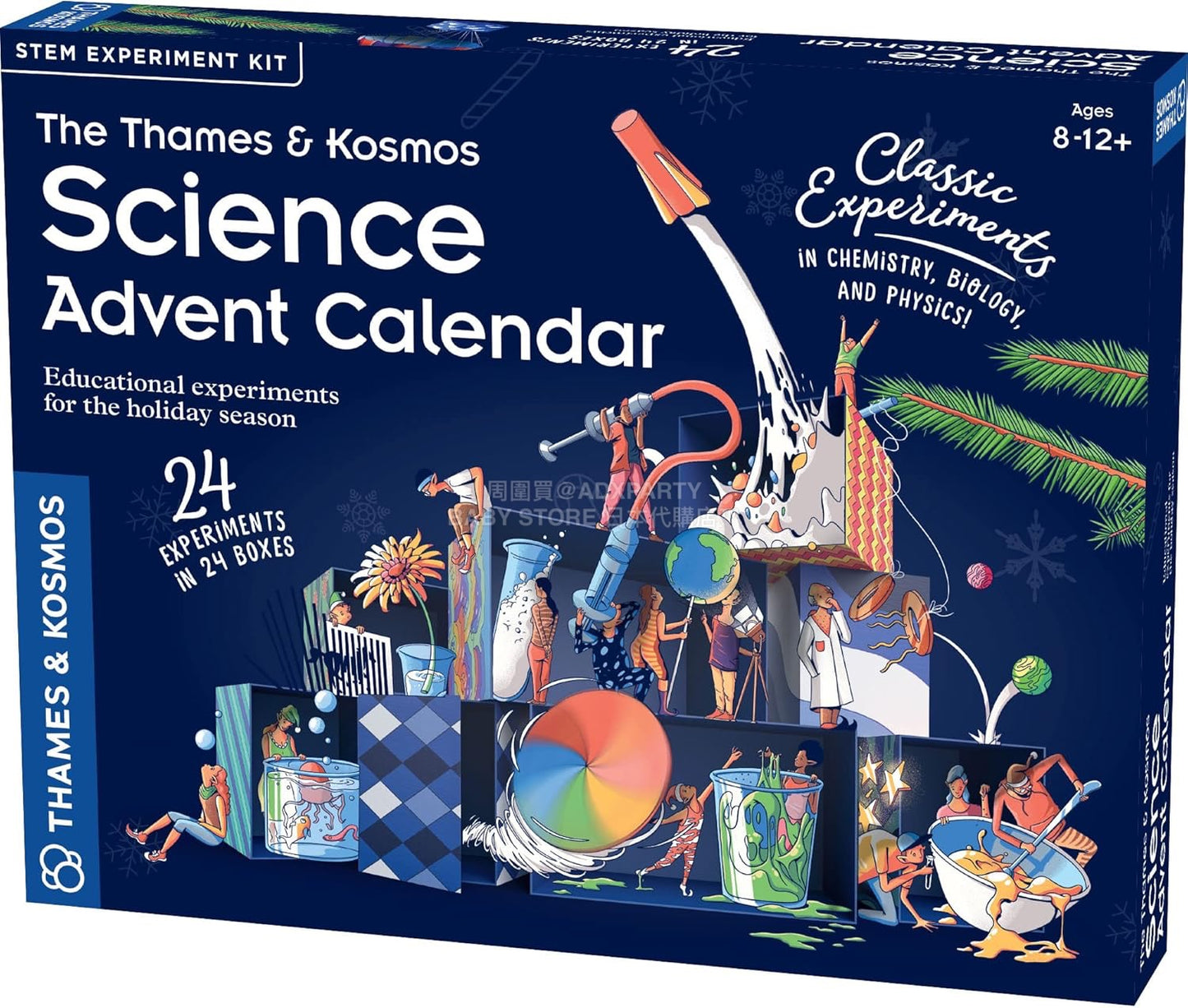 英美直送 Thames & Kosmos Science STEM Toys 聖誕倒數日曆 兒童款 聖誕快樂特輯 聖誕倒數日曆 不參與$900免運 滿$900可加$25免運 Christmas Advent Calendars 2025