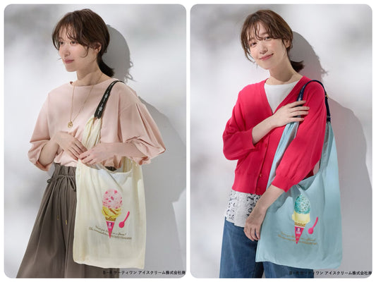 Japan direct aF#a325 x Baskin-Robbins tote bag series other brands 