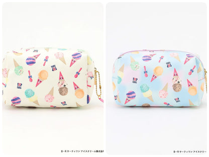 Japan direct delivery aF#a325 x Baskin-Robbins cosmetic bag daily necessities 