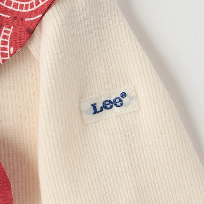 日本童裝 pe#main x Lee 連身衣配領巾 70-80cm 男童款 初生嬰兒 秋季 Jumpsuit