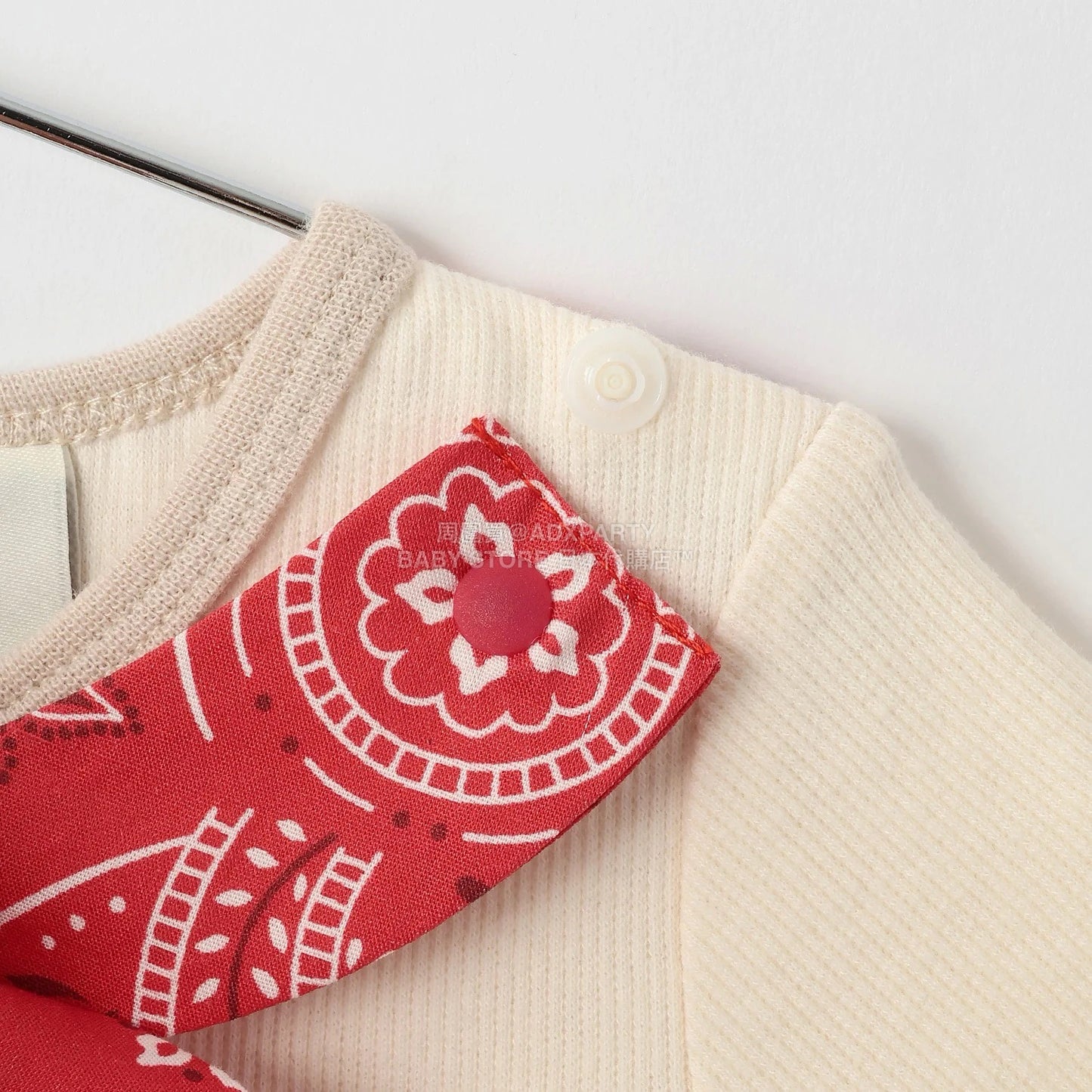 日本童裝 pe#main x Lee 連身衣配領巾 70-80cm 男童款 初生嬰兒 秋季 Jumpsuit