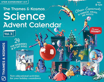 英美直送 Thames & Kosmos Science Experiments in Chemistry, Biology & Physics 聖誕倒數日曆 兒童款 聖誕快樂特輯 聖誕倒數日曆A 不參與$900免運 滿$900可加$25免運 Christmas Advent Calendars 2025