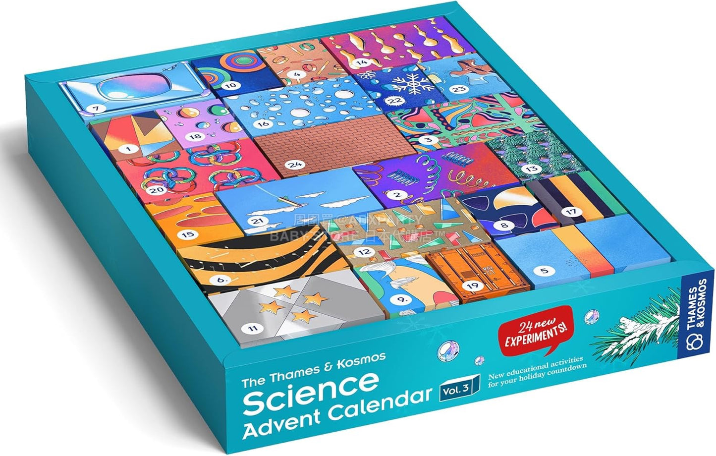 英美直送 Thames & Kosmos Science Experiments in Chemistry, Biology & Physics 聖誕倒數日曆 兒童款 聖誕快樂特輯 聖誕倒數日曆A 不參與$900免運 滿$900可加$25免運 Christmas Advent Calendars 2025