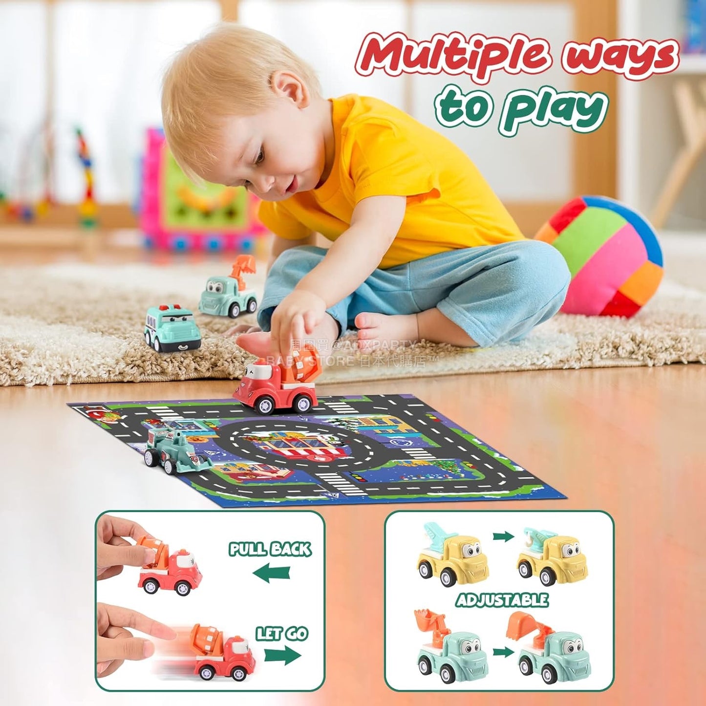 英美直送 Toy Cars 聖誕倒數日曆 兒童款 聖誕快樂特輯 聖誕倒數日曆 不參與$900免運 滿$900可加$25免運 Christmas Advent Calendars 2025