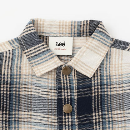 日本童裝 pe#main x Lee 牛仔或格紋襯衫 80-130cm 男童款 秋季 TOPS