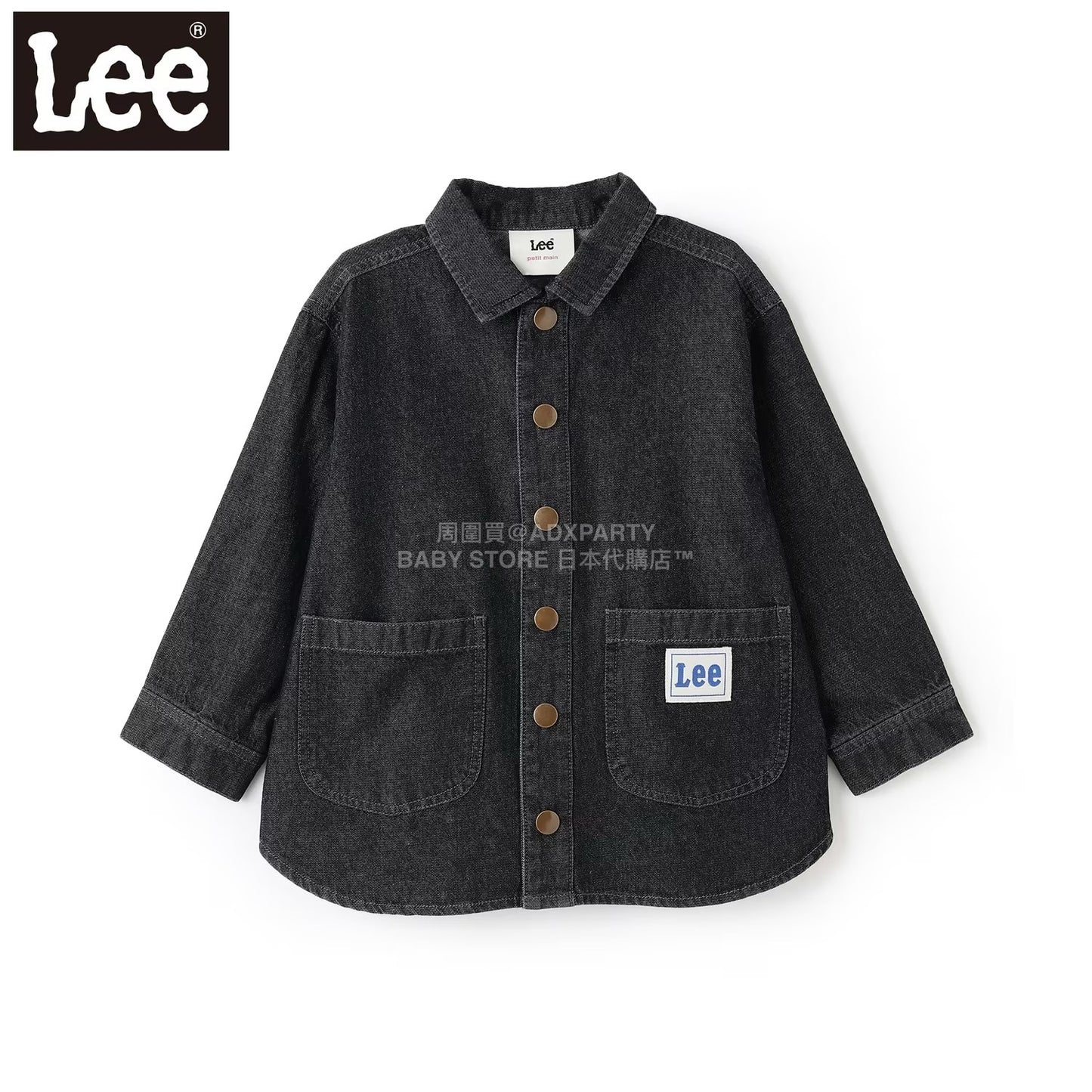 日本童裝 pe#main x Lee 牛仔或格紋襯衫 80-130cm 男童款 秋季 TOPS