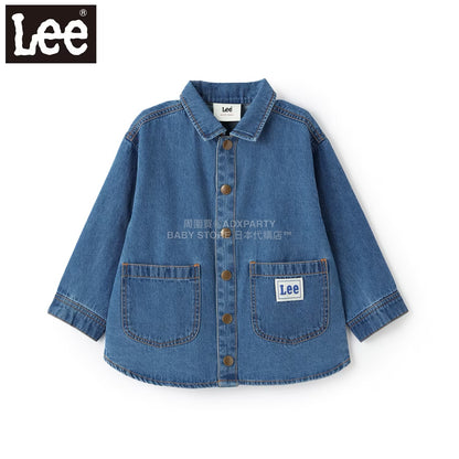 日本童裝 pe#main x Lee 牛仔或格紋襯衫 80-130cm 男童款 秋季 TOPS