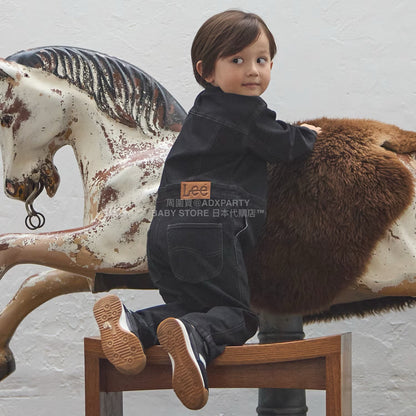 日本童裝 pe#main x Lee 牛仔連體工人褲 80-130cm 男童款/女童款 秋季 Jumpsuit