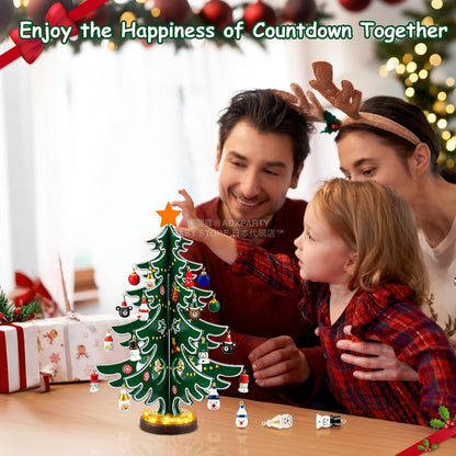 英美直送 發光Lights Wooden Christmas Tree 聖誕倒數日曆 大人款/兒童款 聖誕快樂特輯 聖誕倒數日曆 不參與$900免運 滿$900可加$25免運 Christmas Advent Calendars 2025