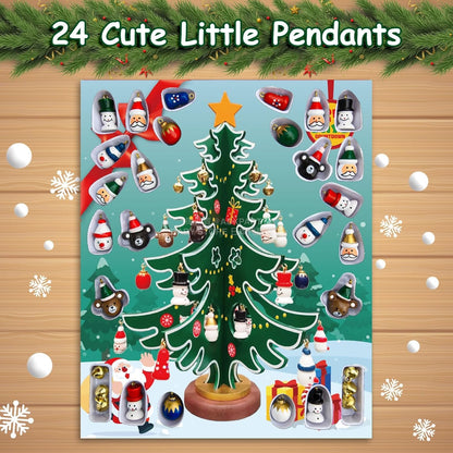 英美直送 發光Lights Wooden Christmas Tree 聖誕倒數日曆 大人款/兒童款 聖誕快樂特輯 聖誕倒數日曆 不參與$900免運 滿$900可加$25免運 Christmas Advent Calendars 2025