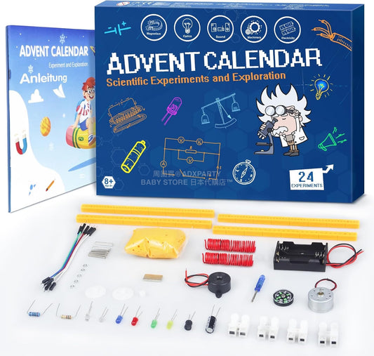英美直送 Physics Science Experiments 聖誕倒數日曆 兒童款 聖誕快樂特輯 聖誕倒數日曆A 不參與$900免運 滿$900可加$25免運 Christmas Advent Calendars 2025