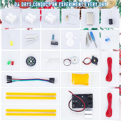 英美直送 Physics Science Experiments 聖誕倒數日曆 兒童款 聖誕快樂特輯 聖誕倒數日曆A 不參與$900免運 滿$900可加$25免運 Christmas Advent Calendars 2025