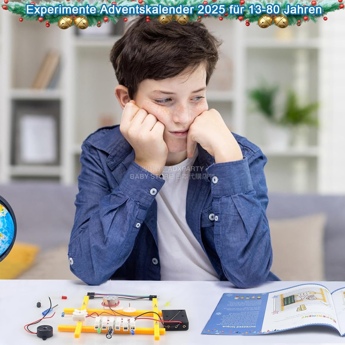 英美直送 Physics Science Experiments 聖誕倒數日曆 兒童款 聖誕快樂特輯 聖誕倒數日曆A 不參與$900免運 滿$900可加$25免運 Christmas Advent Calendars 2025