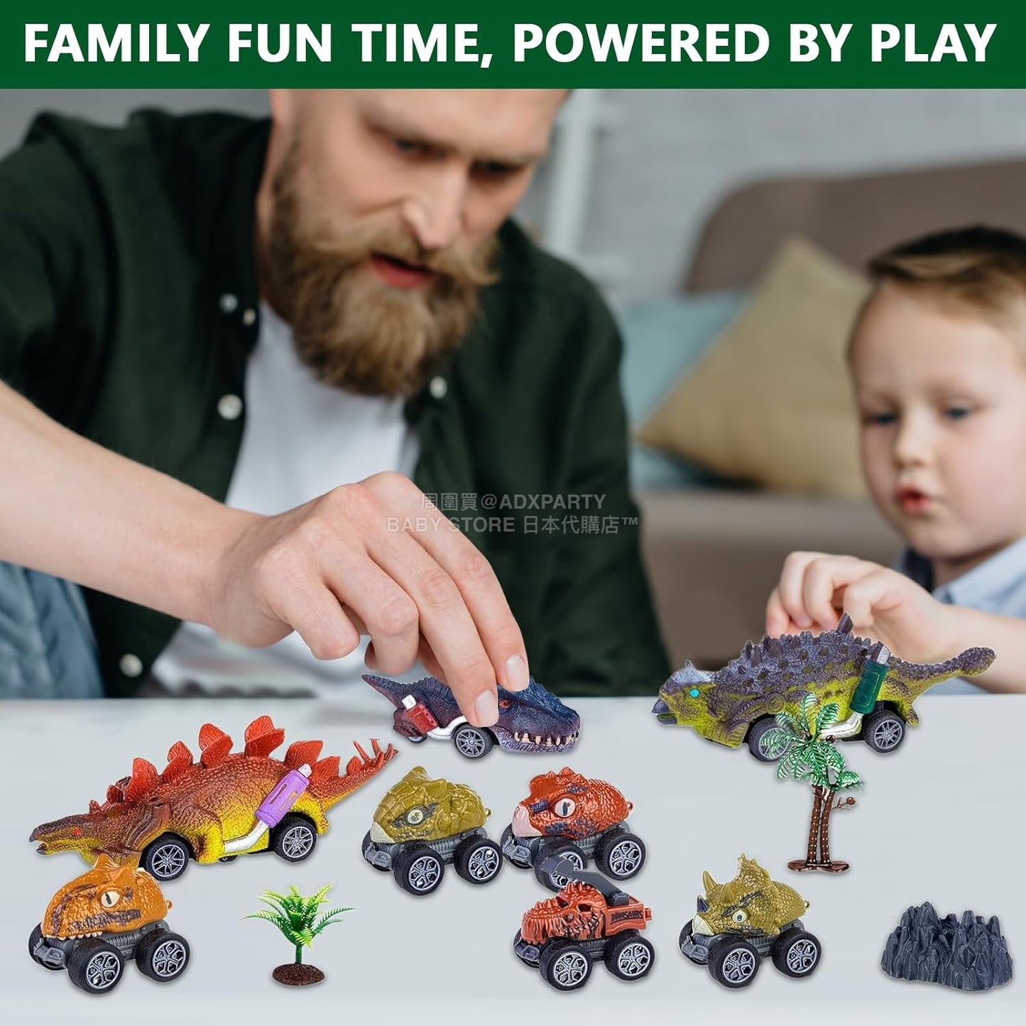 英美直送 Dinosaur Pull Back Cars 回力車 聖誕倒數日曆 兒童款 聖誕快樂特輯 聖誕倒數日曆A 不參與$900免運 滿$900可加$25免運 Christmas Advent Calendars 2025