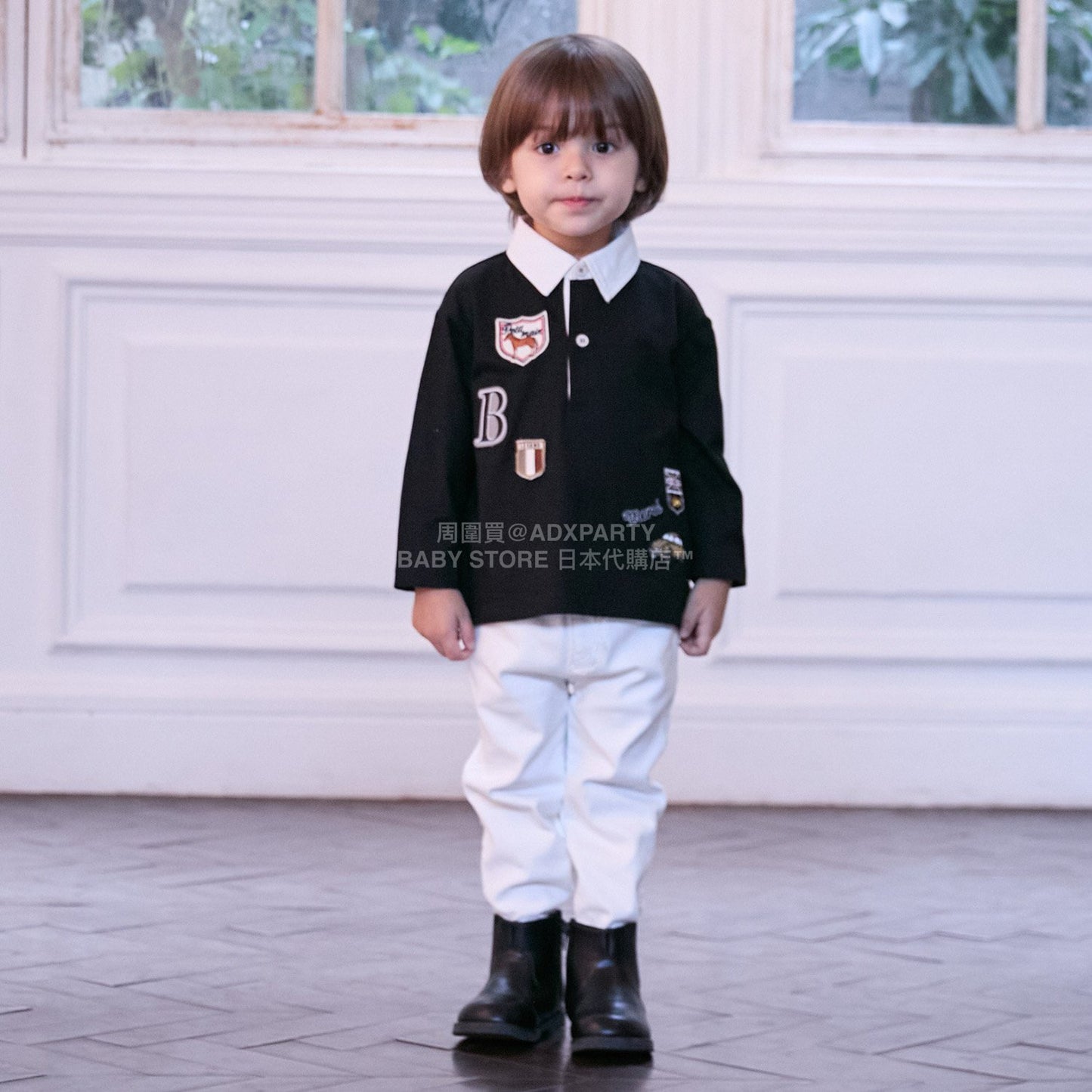 日本童裝 pe#main x Lee 直筒休閒褲 80-130cm 男童款/女童款 秋季 PANTS