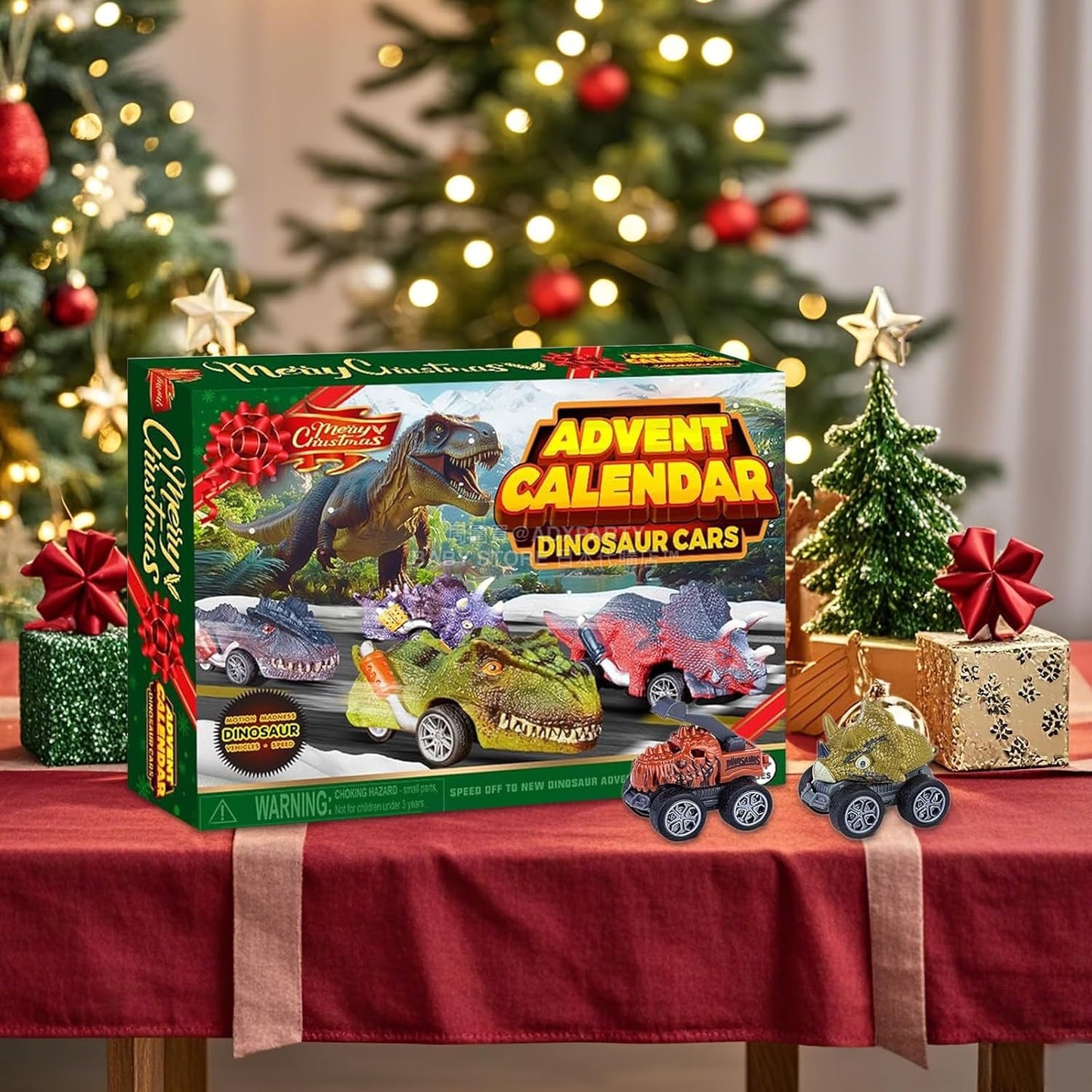 英美直送 Dinosaur Pull Back Cars 回力車 聖誕倒數日曆 兒童款 聖誕快樂特輯 聖誕倒數日曆A 不參與$900免運 滿$900可加$25免運 Christmas Advent Calendars 2025