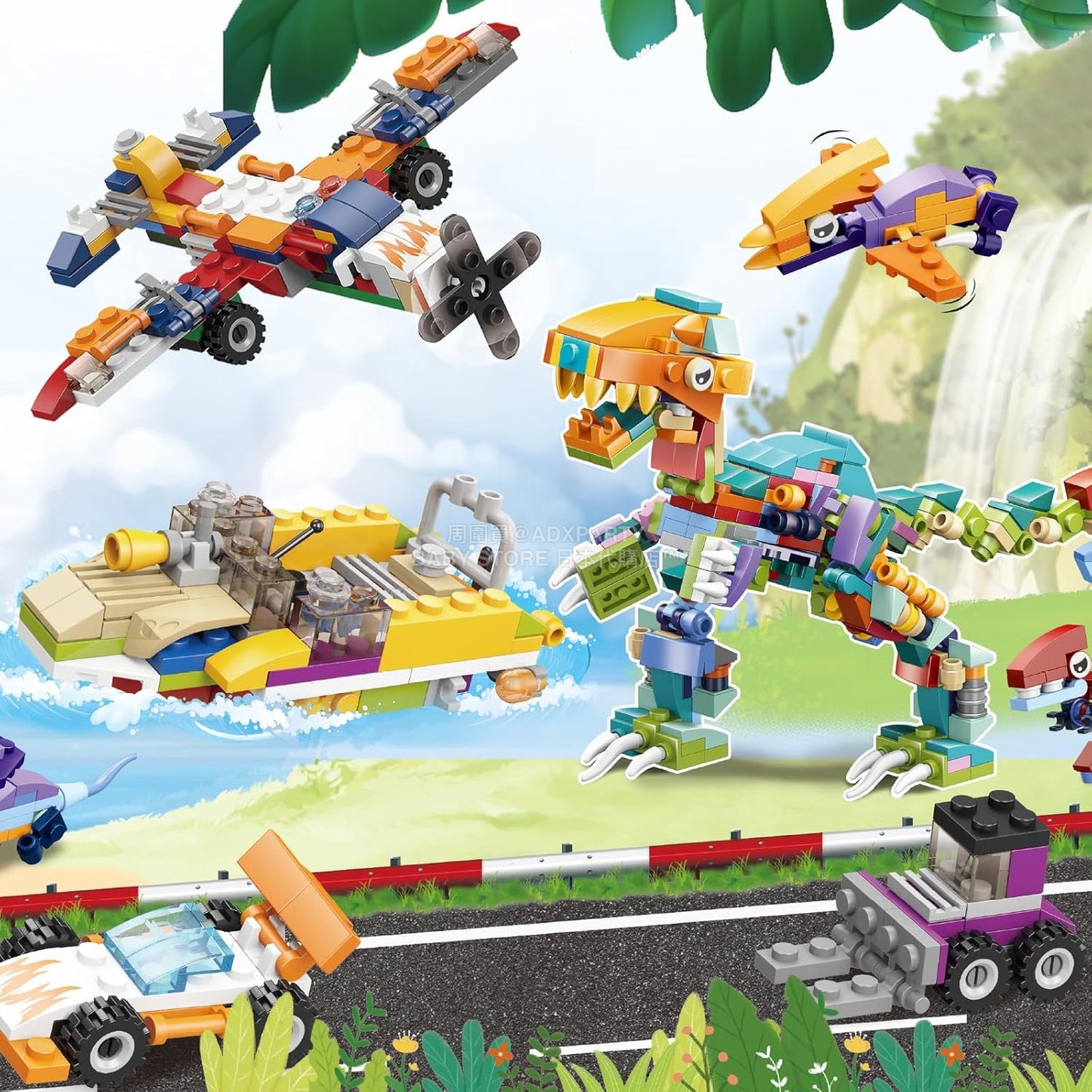 英美直送 Dinosaurs Racing Cars Building Kit 聖誕倒數日曆 兒童款 聖誕快樂特輯 聖誕倒數日曆 不參與$900免運 滿$900可加$25免運 Christmas Advent Calendars 2025