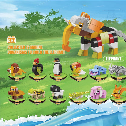 英美直送 Marine Animals Building Blocks Kids Toys 聖誕倒數日曆 兒童款 聖誕快樂特輯 聖誕倒數日曆 不參與$900免運 滿$900可加$25免運 Christmas Advent Calendars 2025