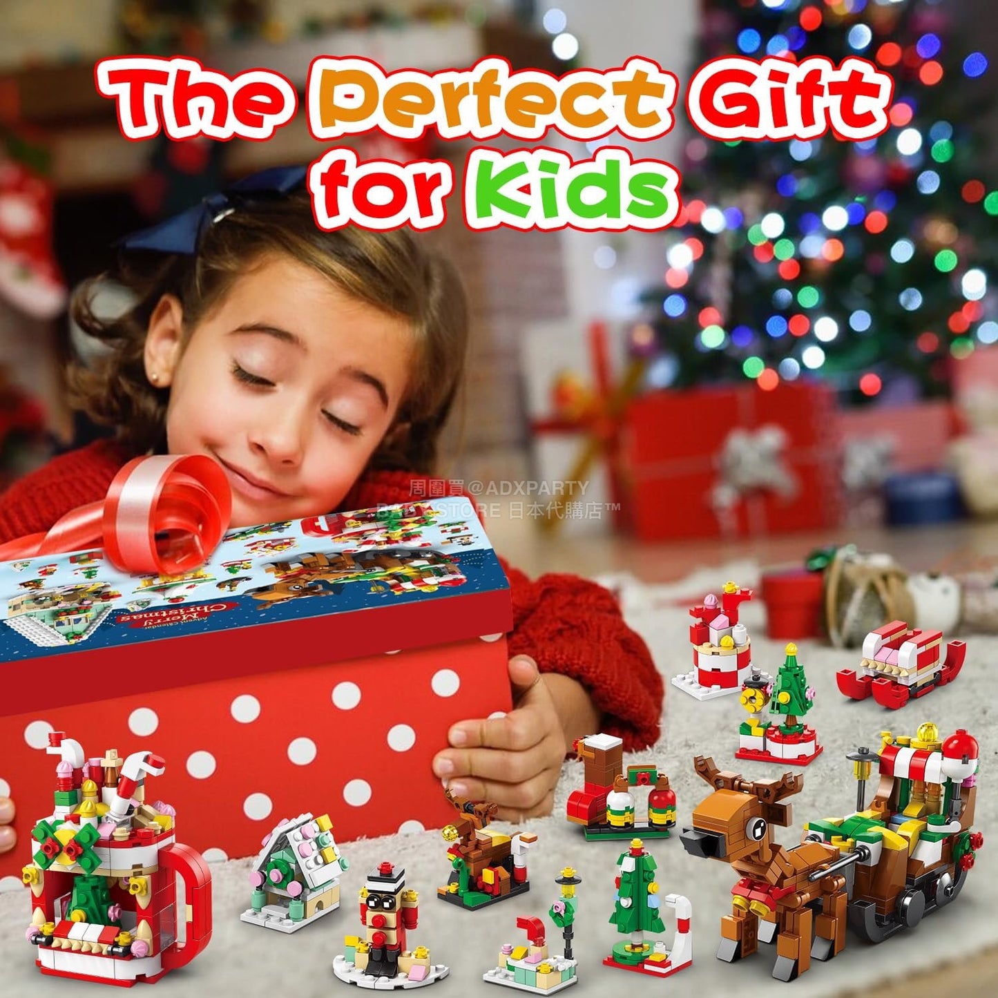 英美直送 Christmas  6 in 1 Building Blocks 聖誕倒數日曆 兒童款 聖誕快樂特輯 聖誕倒數日曆 不參與$900免運 滿$900可加$25免運 Christmas Advent Calendars 2025