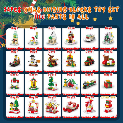 英美直送 Christmas  6 in 1 Building Blocks 聖誕倒數日曆 兒童款 聖誕快樂特輯 聖誕倒數日曆 不參與$900免運 滿$900可加$25免運 Christmas Advent Calendars 2025