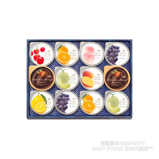 ‼️3/9晚上12點截單‼️日本直送 Morozoff 鮮果啫喱與朱古力慕絲綜合禮盒 12個入 限定手信 中秋節滿月限定