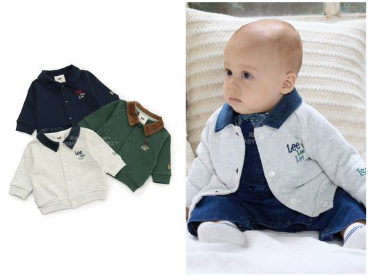 日本童裝 pe#main x Lee 翻領外套 70-80cm 男童款 初生嬰兒 秋季 OUTERWEAR