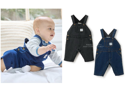日本童裝 pe#main x Lee  牛仔背帶褲 70-80cm 男童款 初生嬰兒 秋季 Jumpsuit