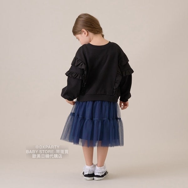 日本童裝 Ly# mine 蝴蝶結網紗裙 100-150cm 女童款 秋季 SKIRTS 新年紅