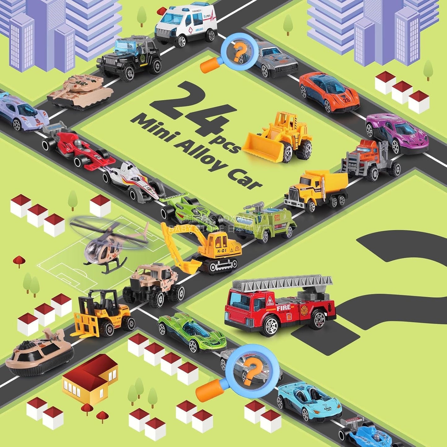 英美直送 Vehicles Cars 聖誕倒數日曆 兒童款 聖誕快樂特輯 聖誕倒數日曆 不參與$900免運 滿$900可加$25免運 Christmas Advent Calendars 2025