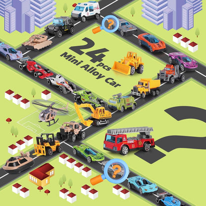 英美直送 Vehicles Cars 聖誕倒數日曆 兒童款 聖誕快樂特輯 聖誕倒數日曆 不參與$900免運 滿$900可加$25免運 Christmas Advent Calendars 2025