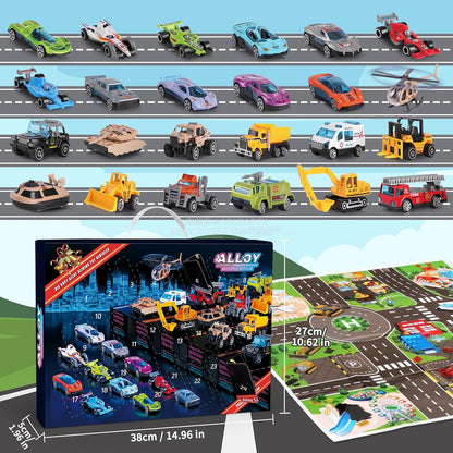 英美直送 Vehicles Cars 聖誕倒數日曆 兒童款 聖誕快樂特輯 聖誕倒數日曆 不參與$900免運 滿$900可加$25免運 Christmas Advent Calendars 2025