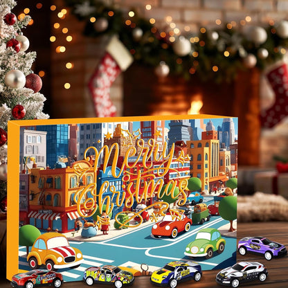 英美直送 Pull-Back Race Cars 回力車 聖誕倒數日曆 兒童款 聖誕快樂特輯 聖誕倒數日曆A 不參與$900免運 滿$900可加$25免運 Christmas Advent Calendars 2025