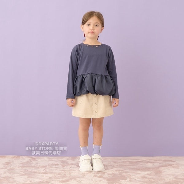 日本童裝 Ly# mine 燈芯絨心心袋短裙褲 100-150cm 女童款 秋季 SKIRTS PANTS