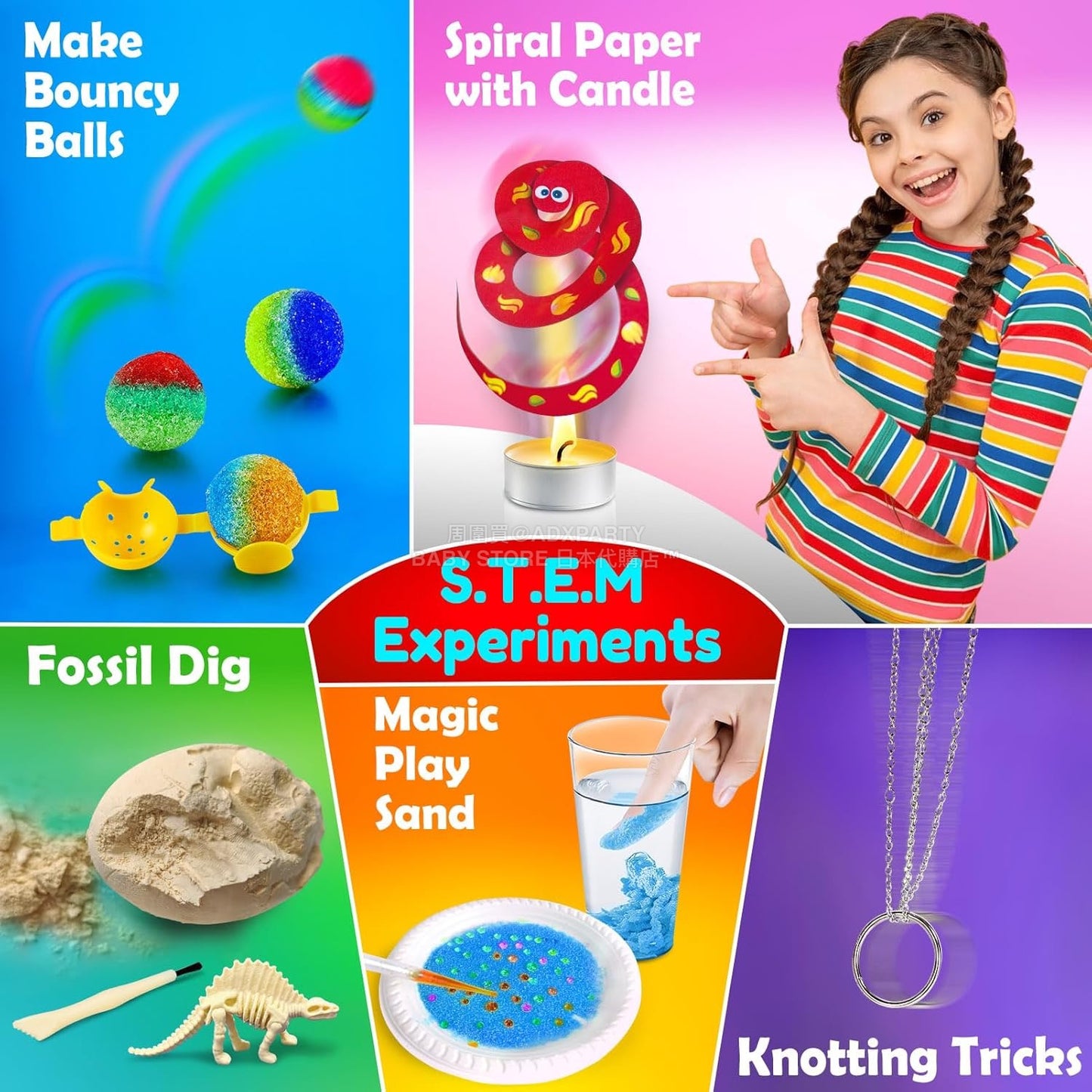英美直送 UNGLINGA Science S.T.E.M Experiments Chemistry Set 聖誕倒數日曆 兒童款 聖誕快樂特輯 聖誕倒數日曆 不參與$900免運 滿$900可加$25免運 Christmas Advent Calendars 2025