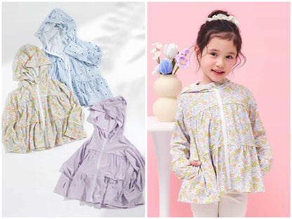 日本童裝 apres les cours 防UV 接觸冷感 水陸兩用 沙灘泳褲 80-140cm 女童款 OUTERWEAR 夏季 夏日玩水泳衣特輯