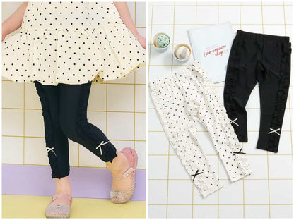 日本童裝 apres les cours 防UV 防水系到 荷葉邊打底褲 80-130cm 女童款 夏季 PANTS