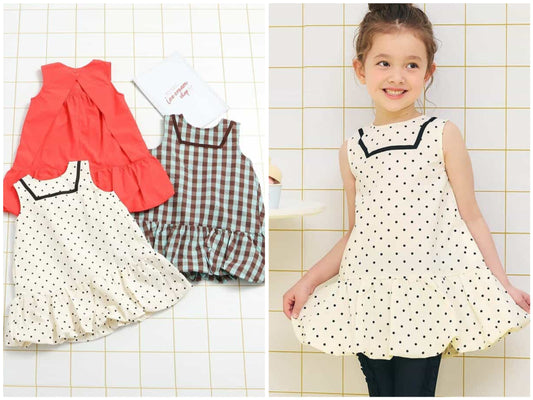 日本童裝 apres les cours 防水系列 背心泡泡連身裙 80-140cm 女童款 夏季 DRESSES