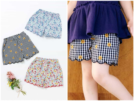 日本童裝 apres les cours 花邊短褲 80-140cm 女童款 夏季 PANTS