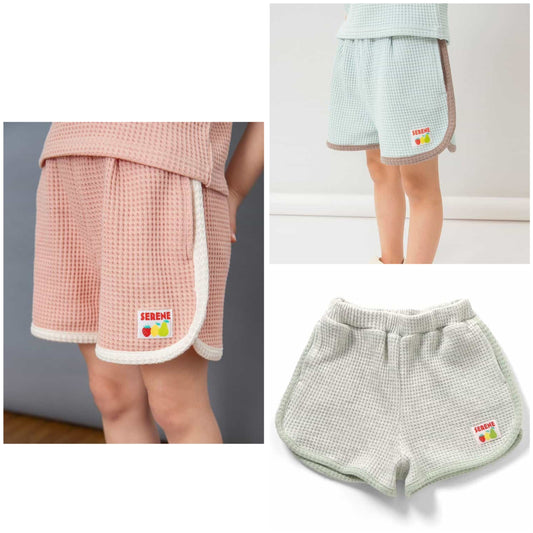 日本童裝 BREEZE 華夫格短褲 80-140cm 男童款/女童款 夏季 PANTS